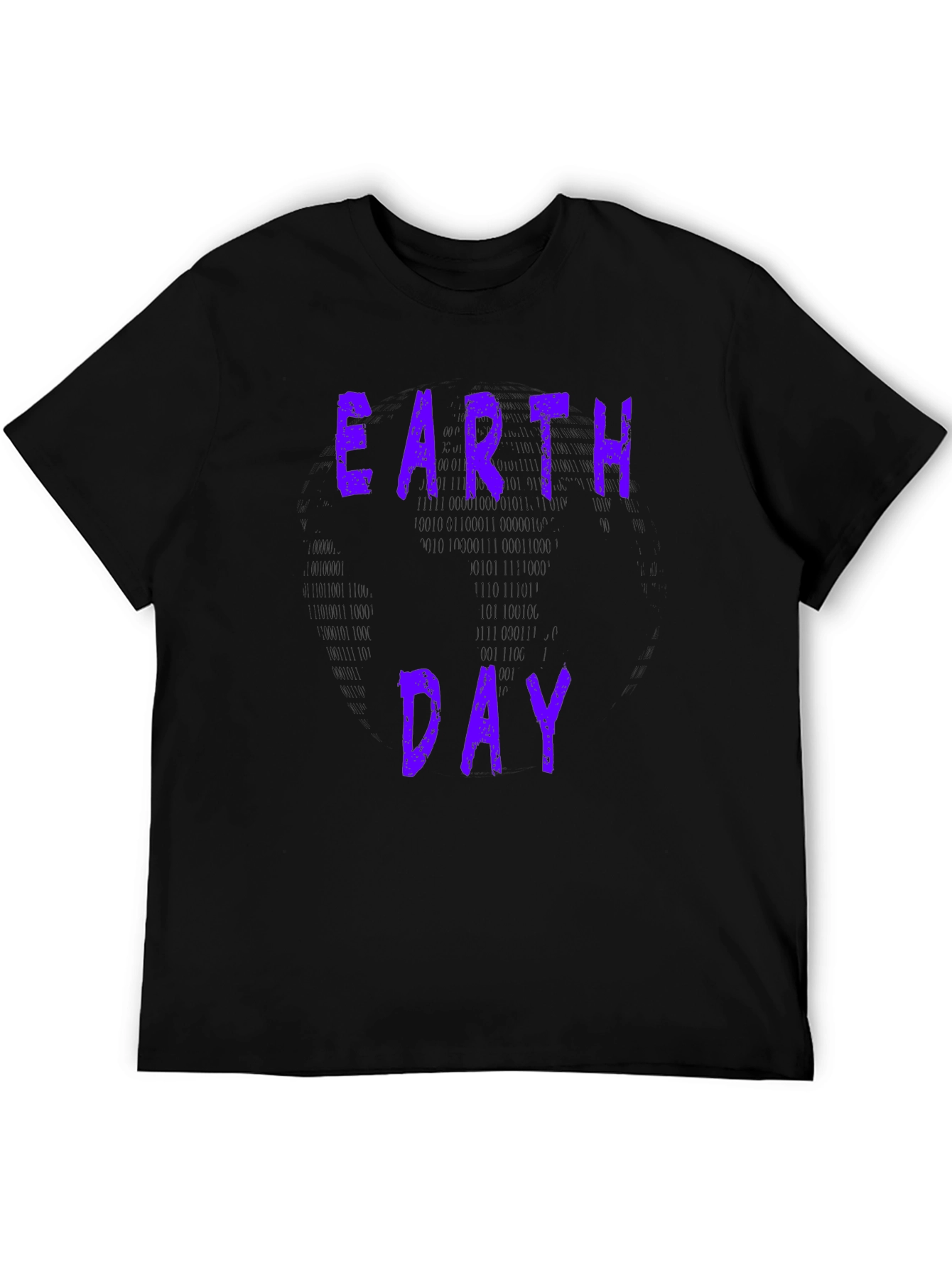 Earth Day Binary Code Graphic Tee