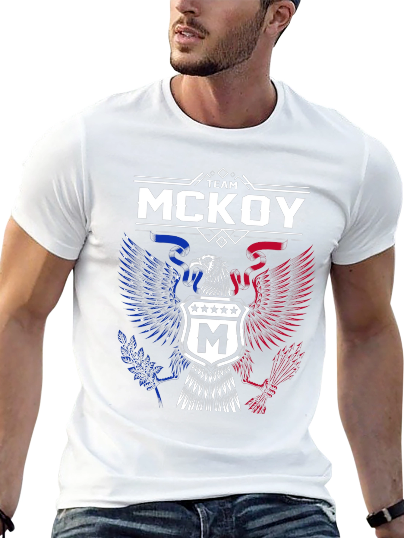 Team McKoy Eagle Crest Graphic Tee