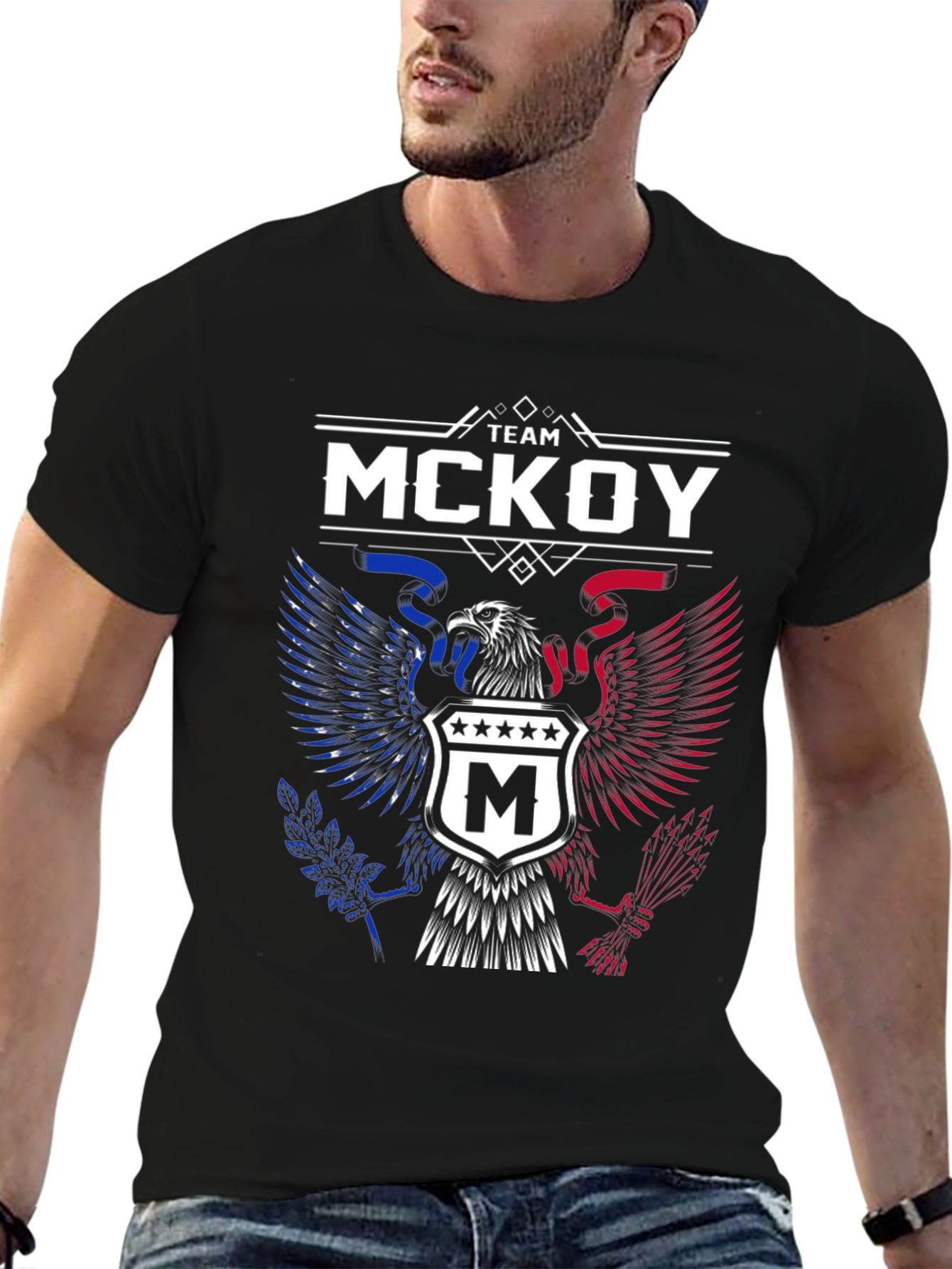 Team McKoy Eagle Crest Graphic Tee