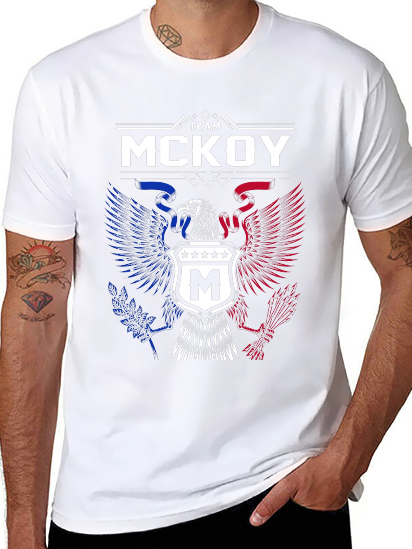 Team McKoy Eagle Crest Graphic Tee
