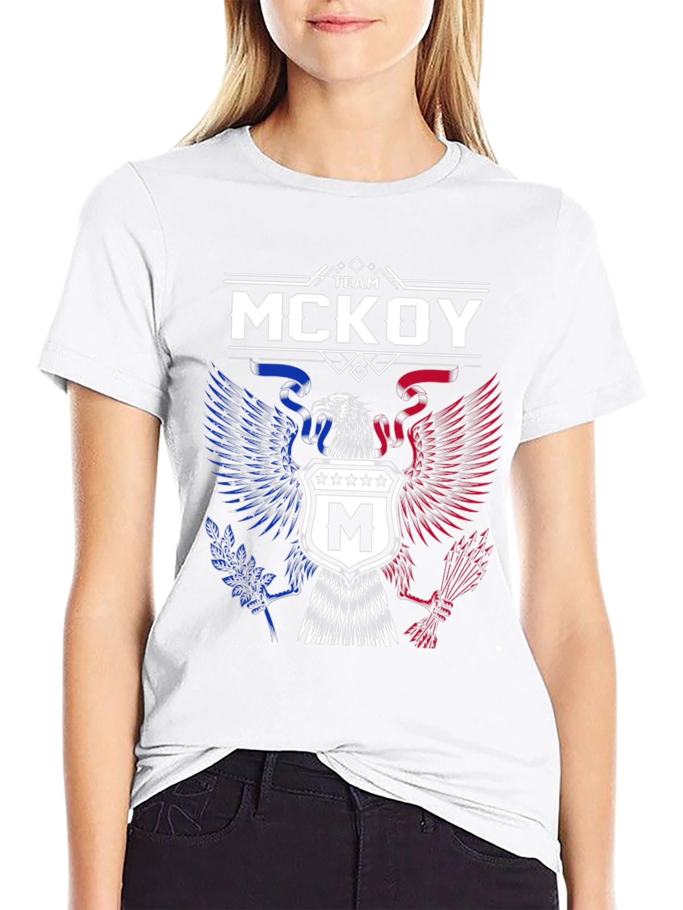 Team McKoy Eagle Crest Graphic Tee