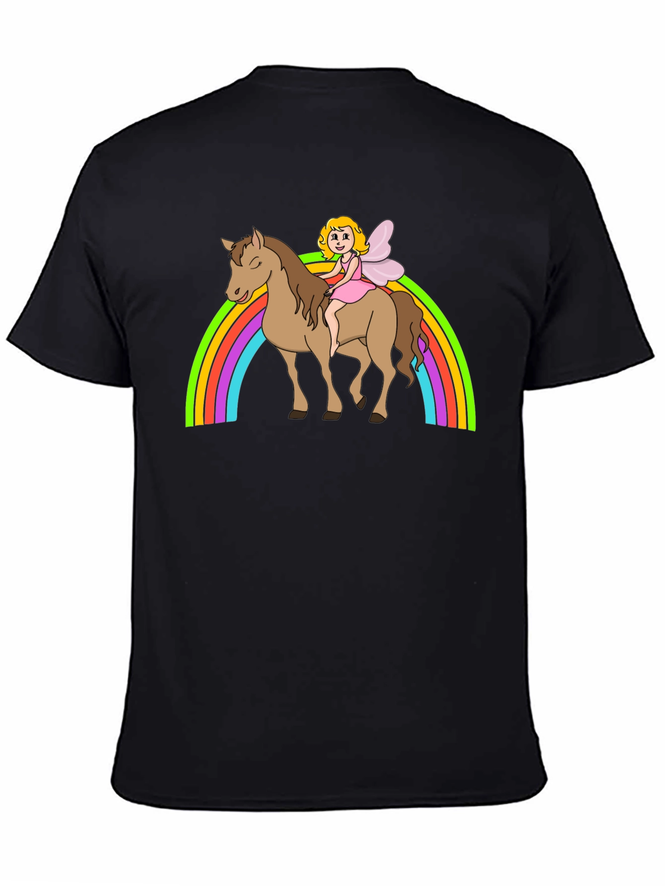 Fairy Rainbow Horse T-Shirt - Magical Graphic Tee