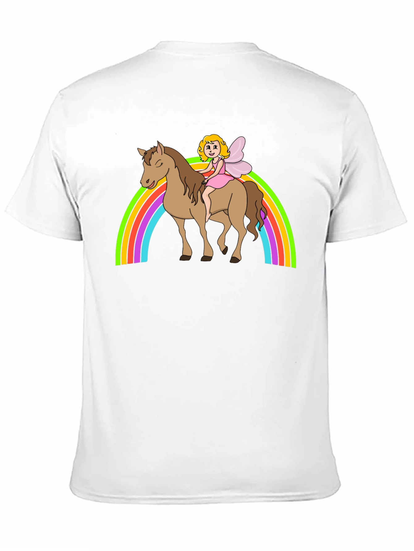 Fairy Rainbow Horse T-Shirt - Magical Graphic Tee