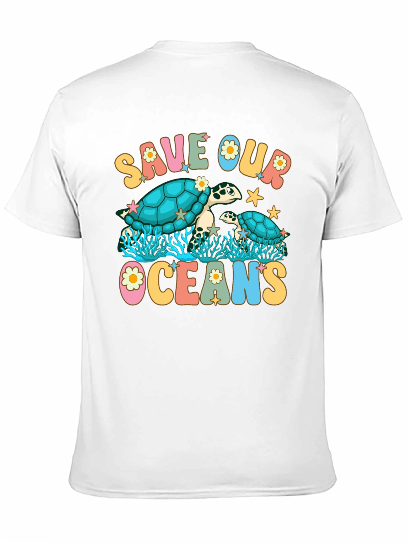Save Our Oceans Turtle Graphic Tee