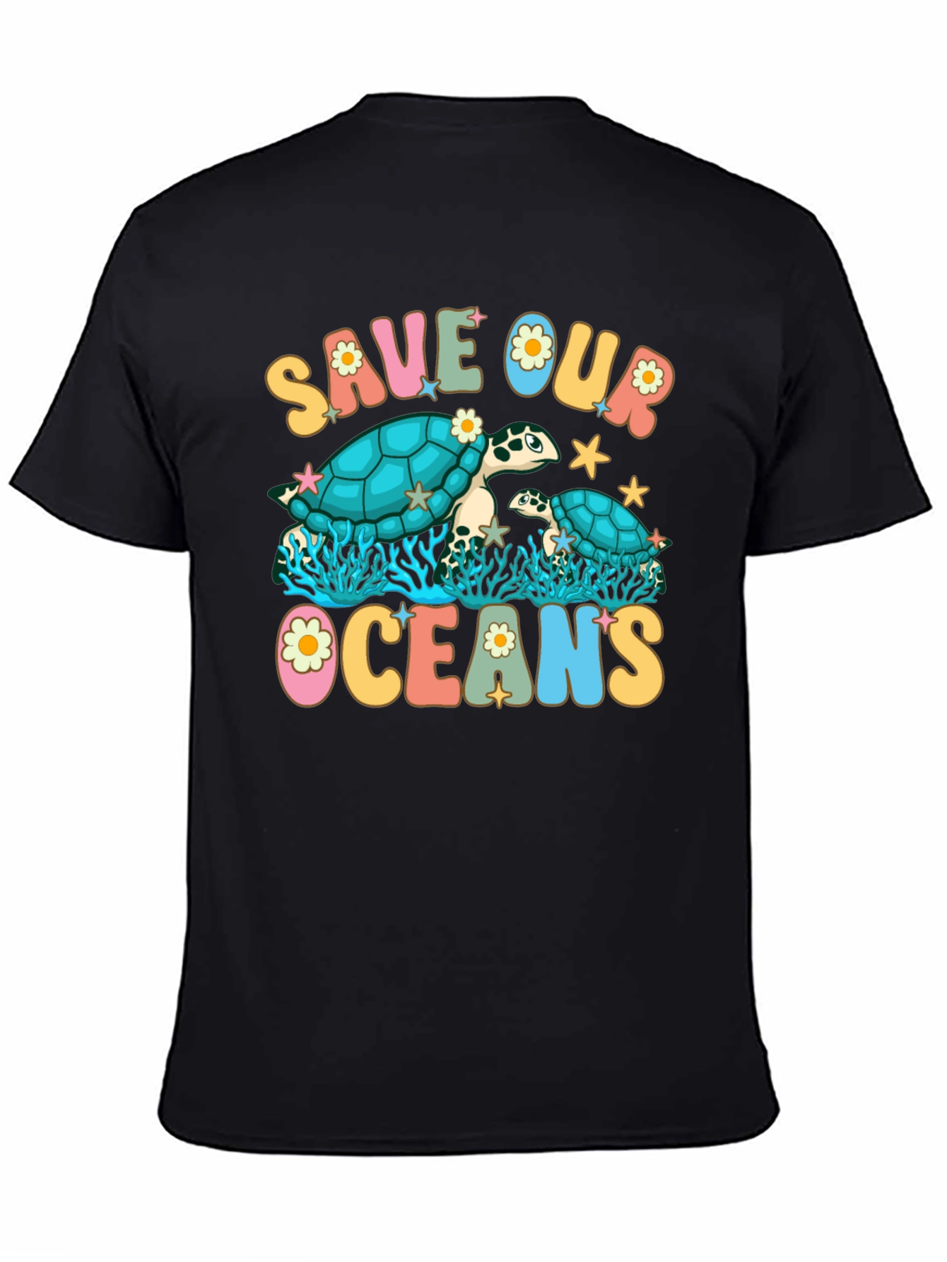 Save Our Oceans Turtle Graphic Tee