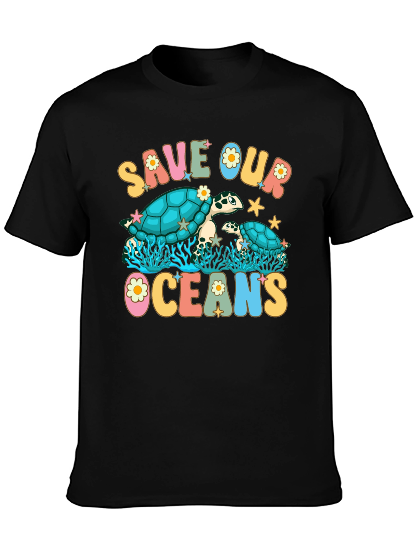 Save Our Oceans Turtle Graphic Tee