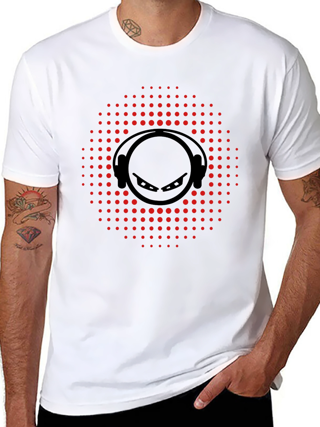 Edgy Graphic Tee - Headphone Ninja