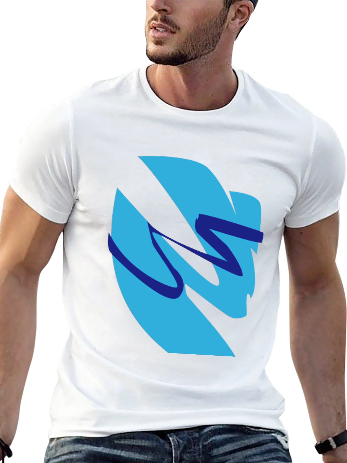 Retro 90s Cup Design Black T-Shirt