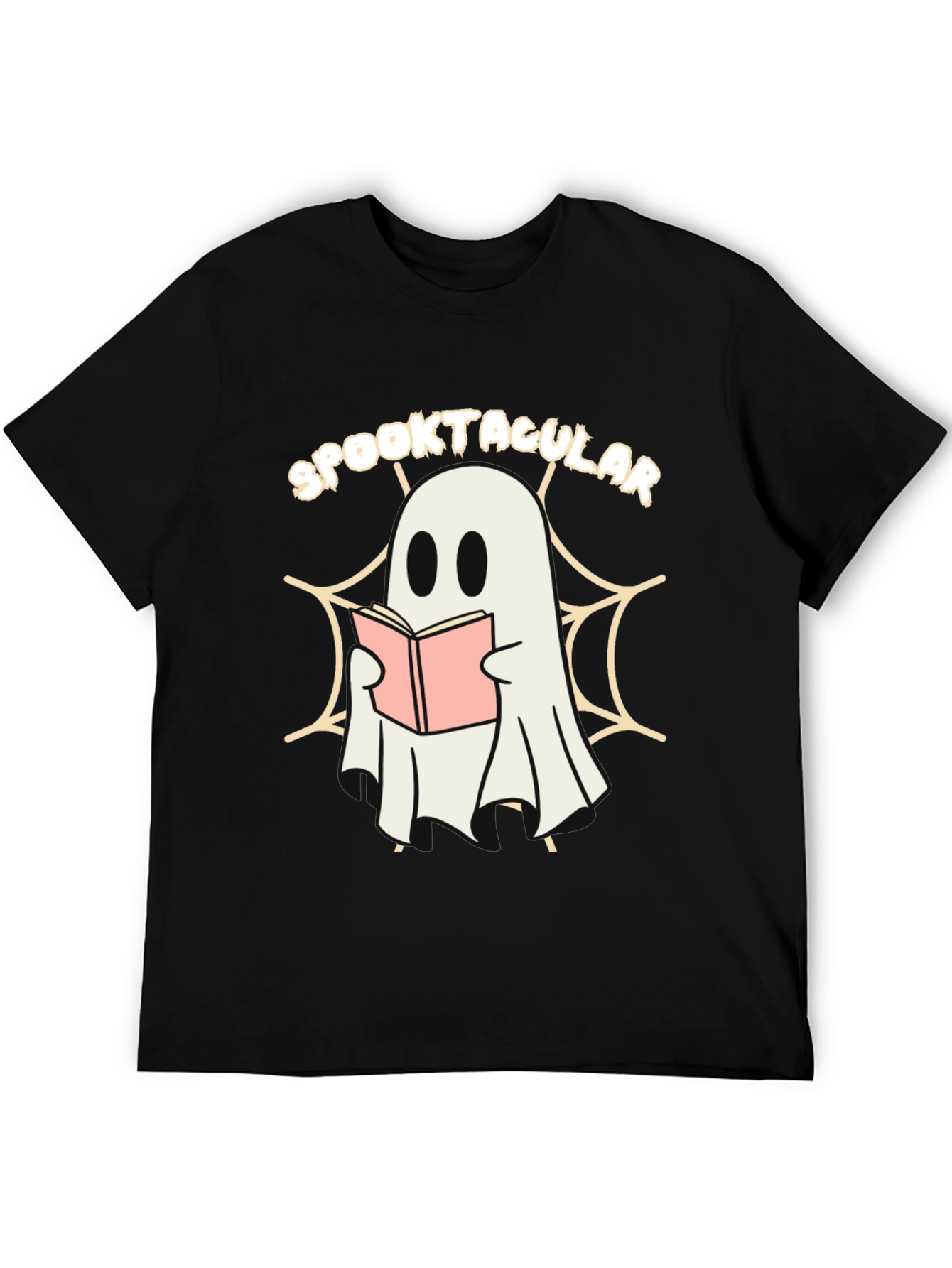 Spooktacular Ghost Reading Book T-Shirt