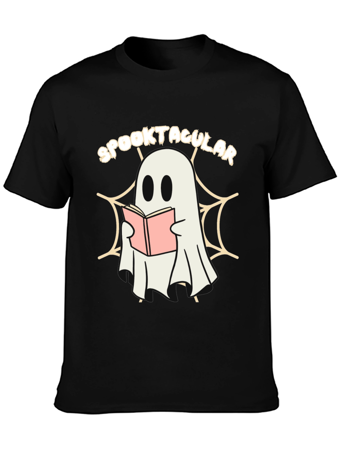 Spooktacular Ghost Reading Book T-Shirt