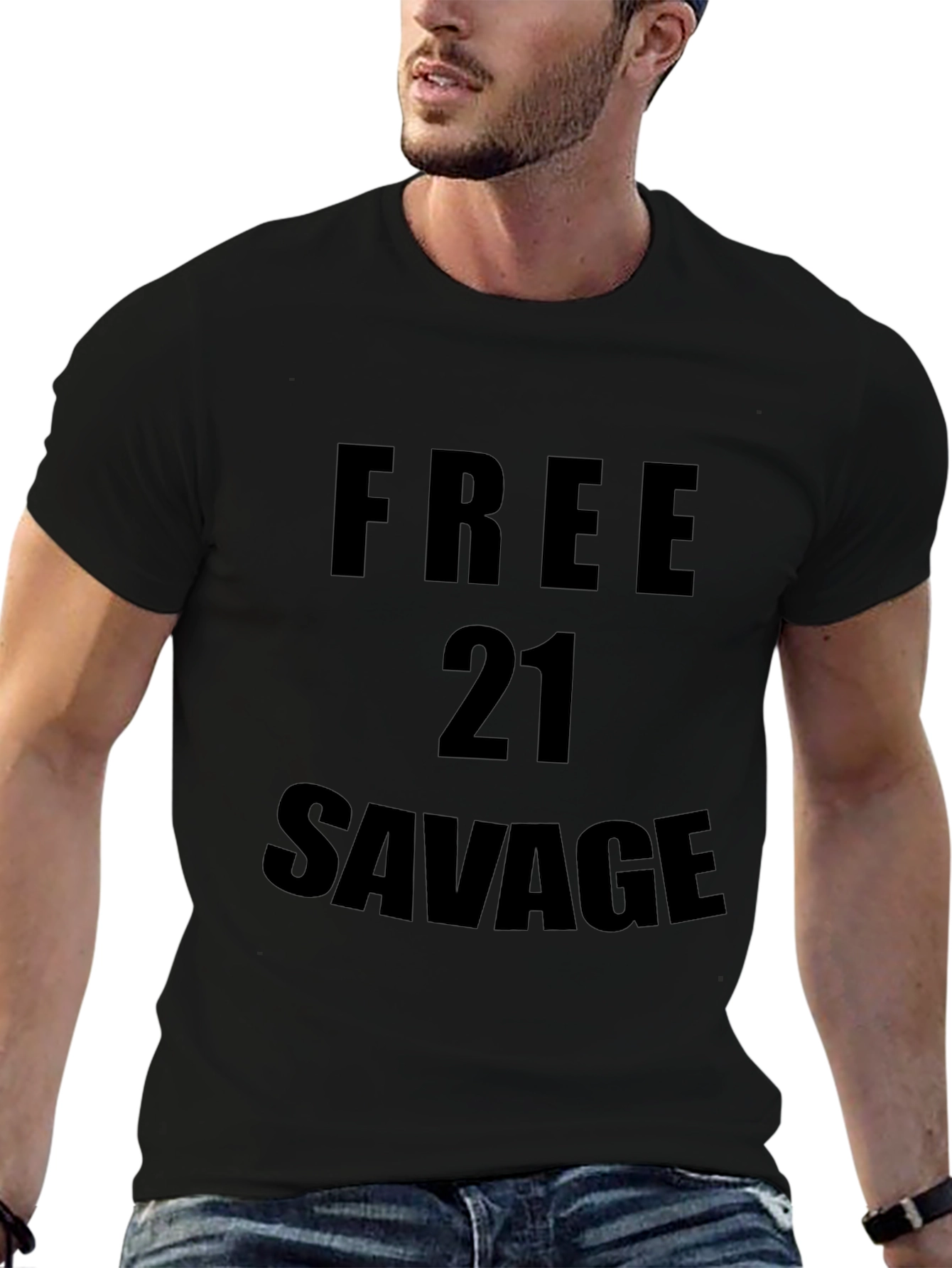 Free 21 Savage Black T-Shirt