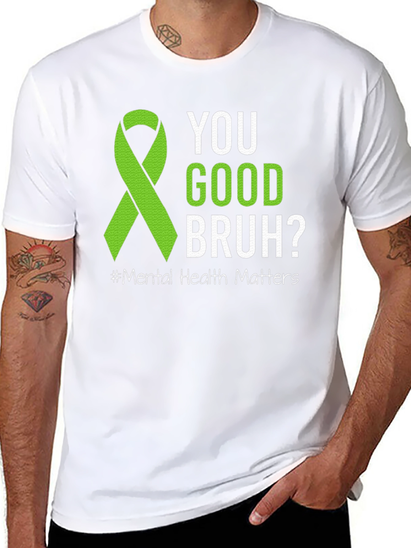 Mental Health Matters T-Shirt: Are You Good Bruh?