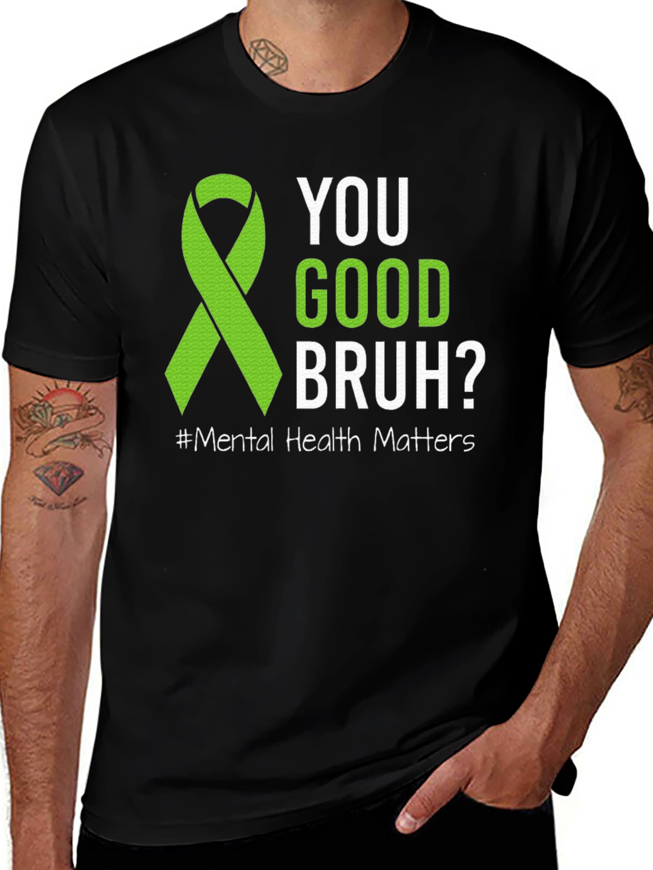 Mental Health Matters T-Shirt: Are You Good Bruh?