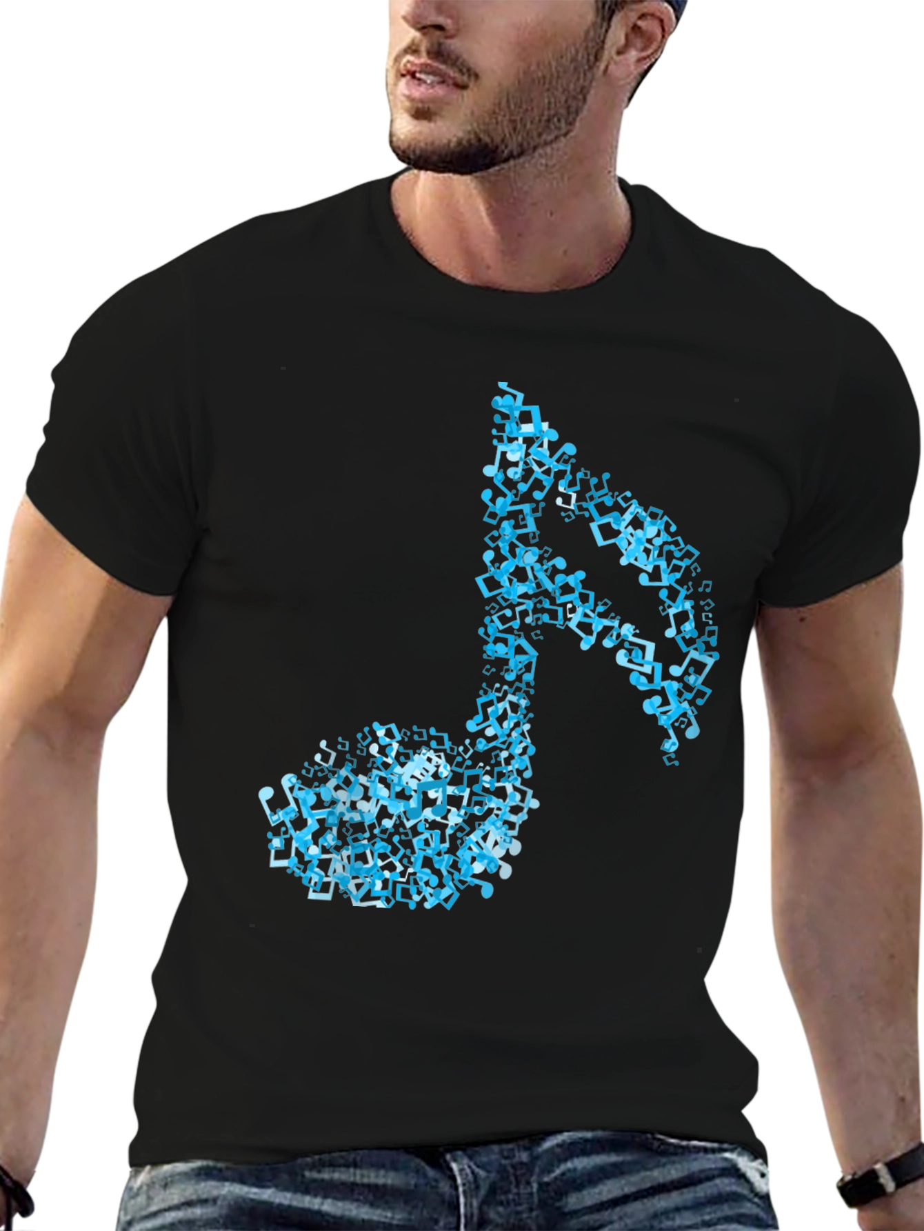 Music Note Graphic T-Shirt