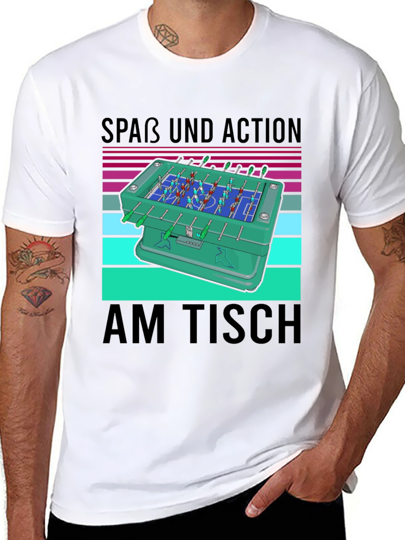 Fun Foosball Table Graphic Tee