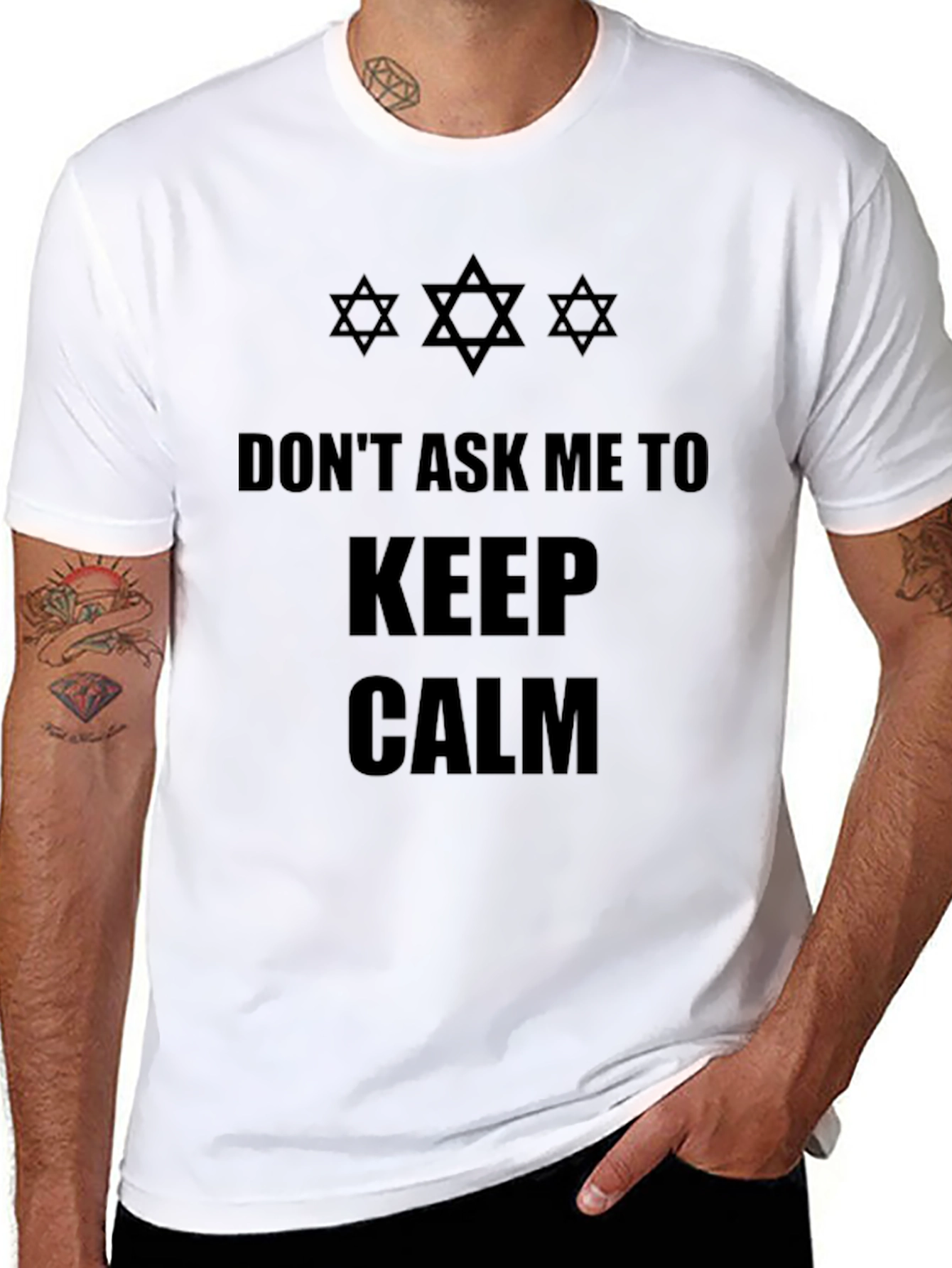 Dont Ask Me to Keep Calm Black T-Shirt
