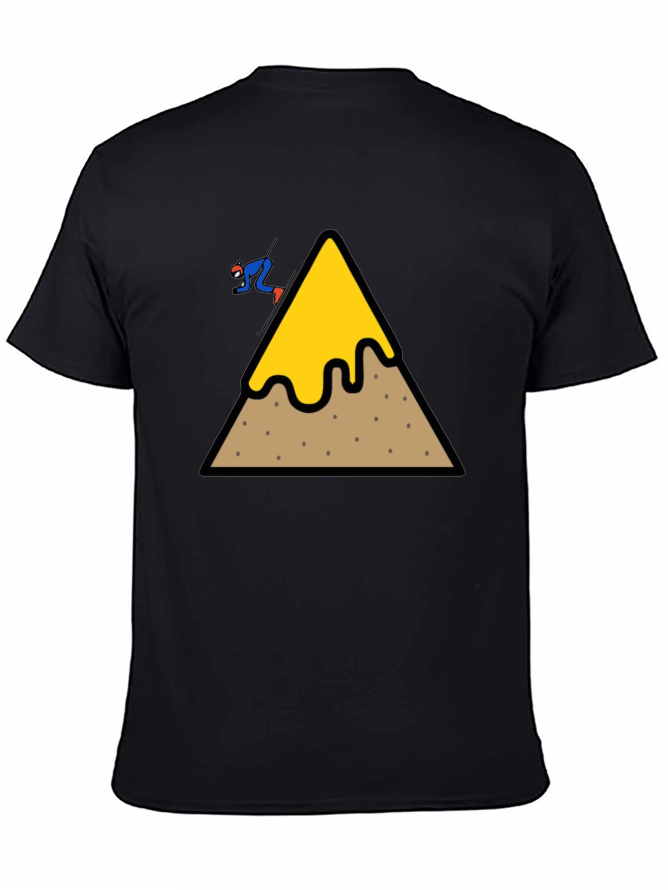 Skiing Nacho Cheese Mountain T-Shirt