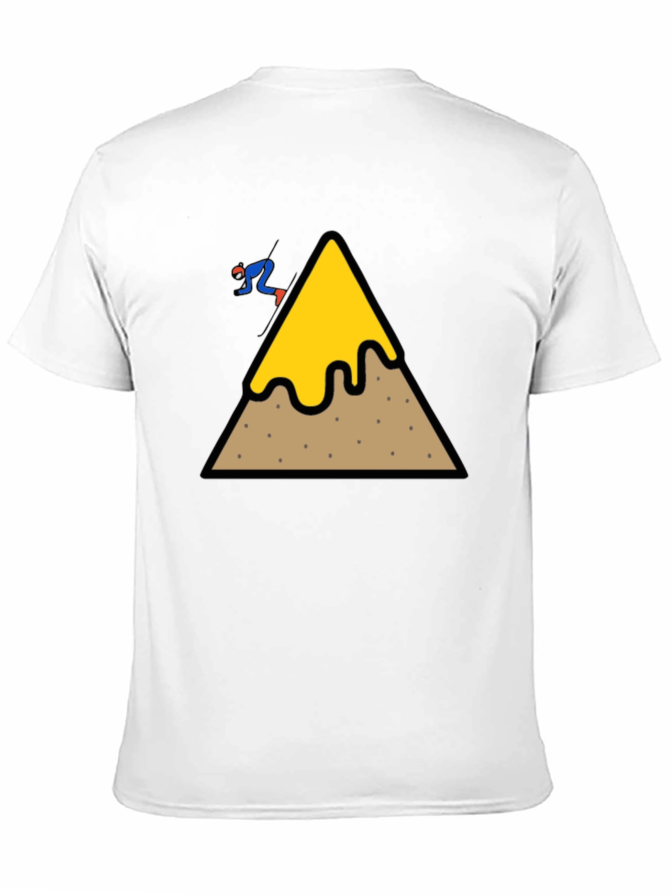 Skiing Nacho Cheese Mountain T-Shirt