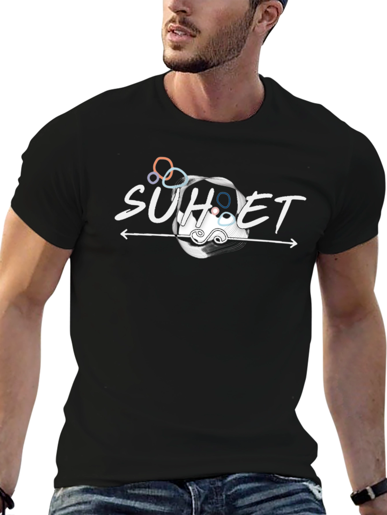 Abstract Graphic Tee - Modern Style