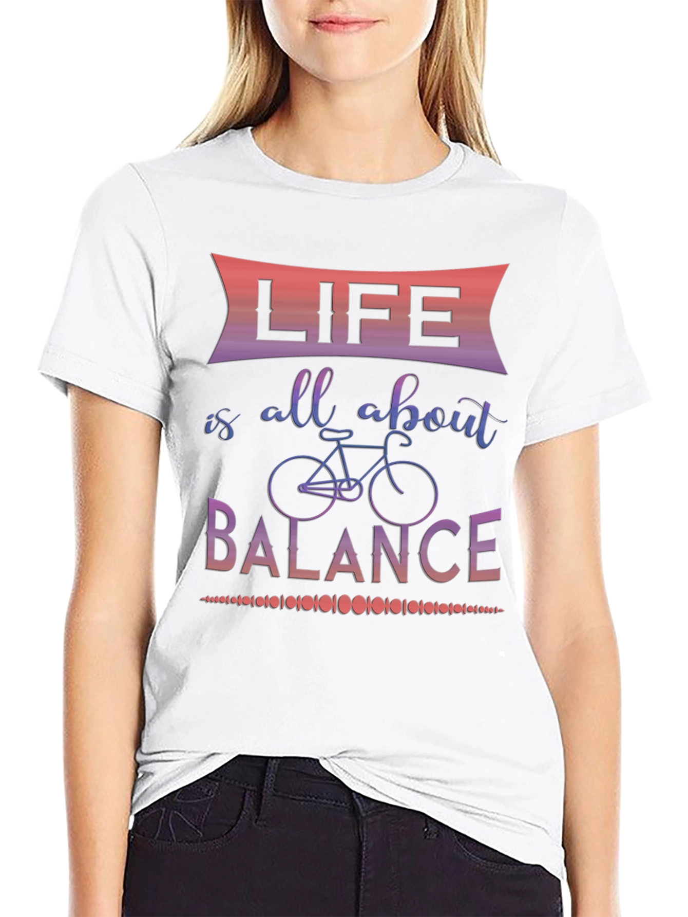 Life is all about balance graphic tee