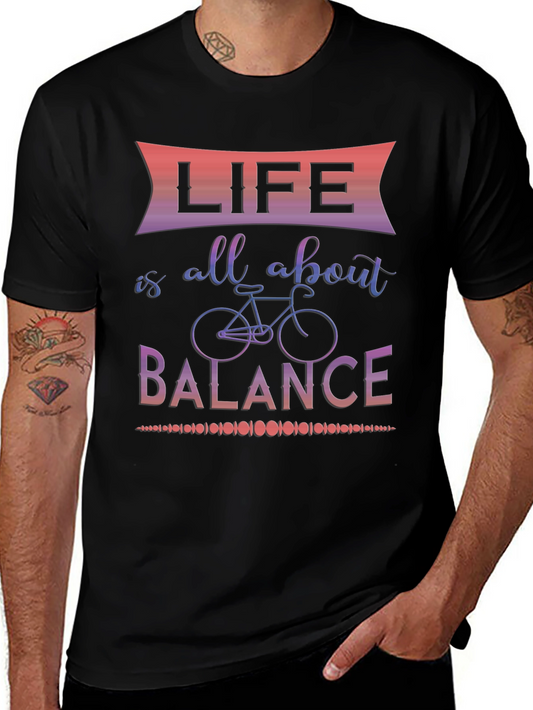Life is all about balance graphic tee