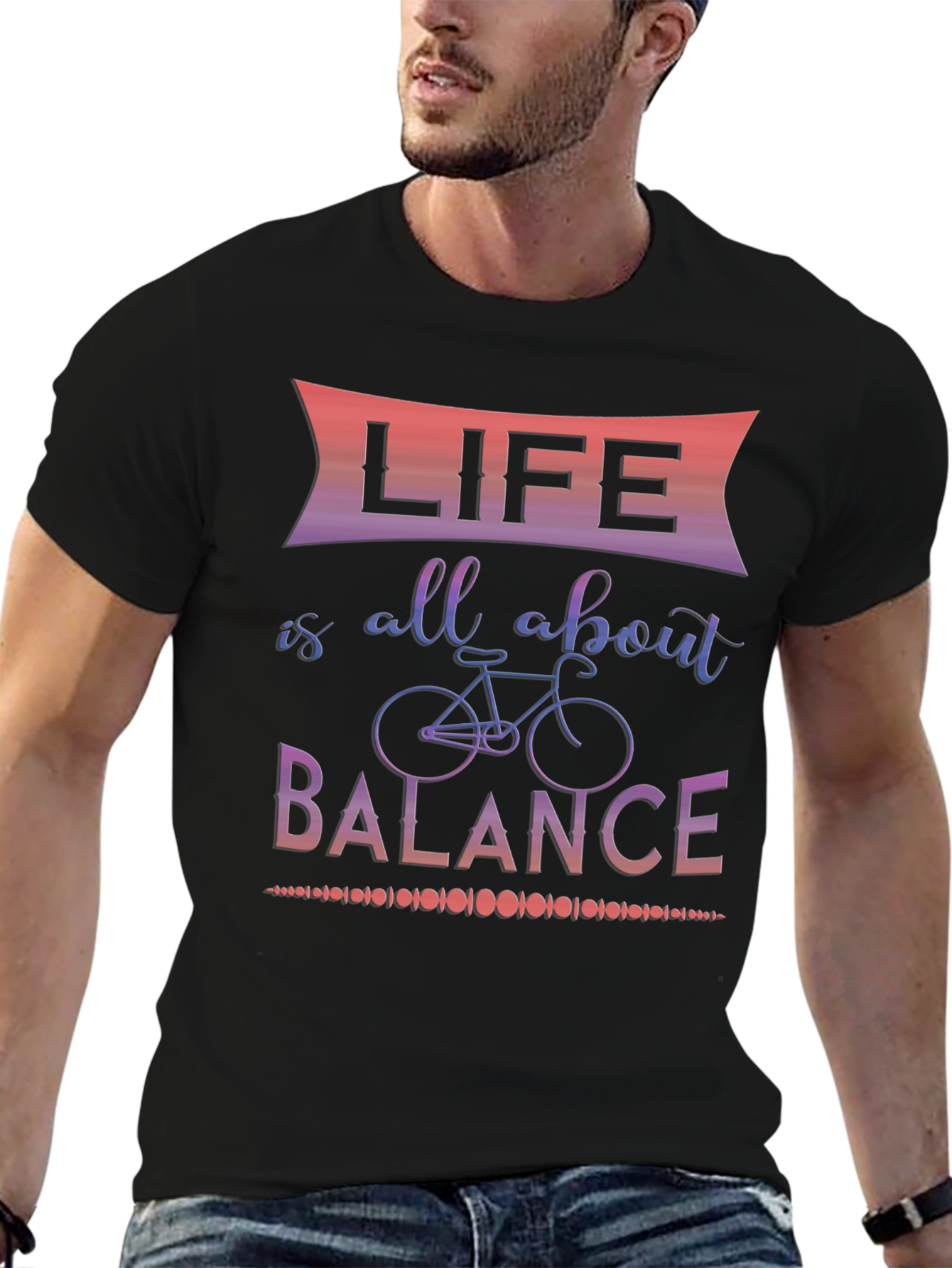 Life is all about balance graphic tee
