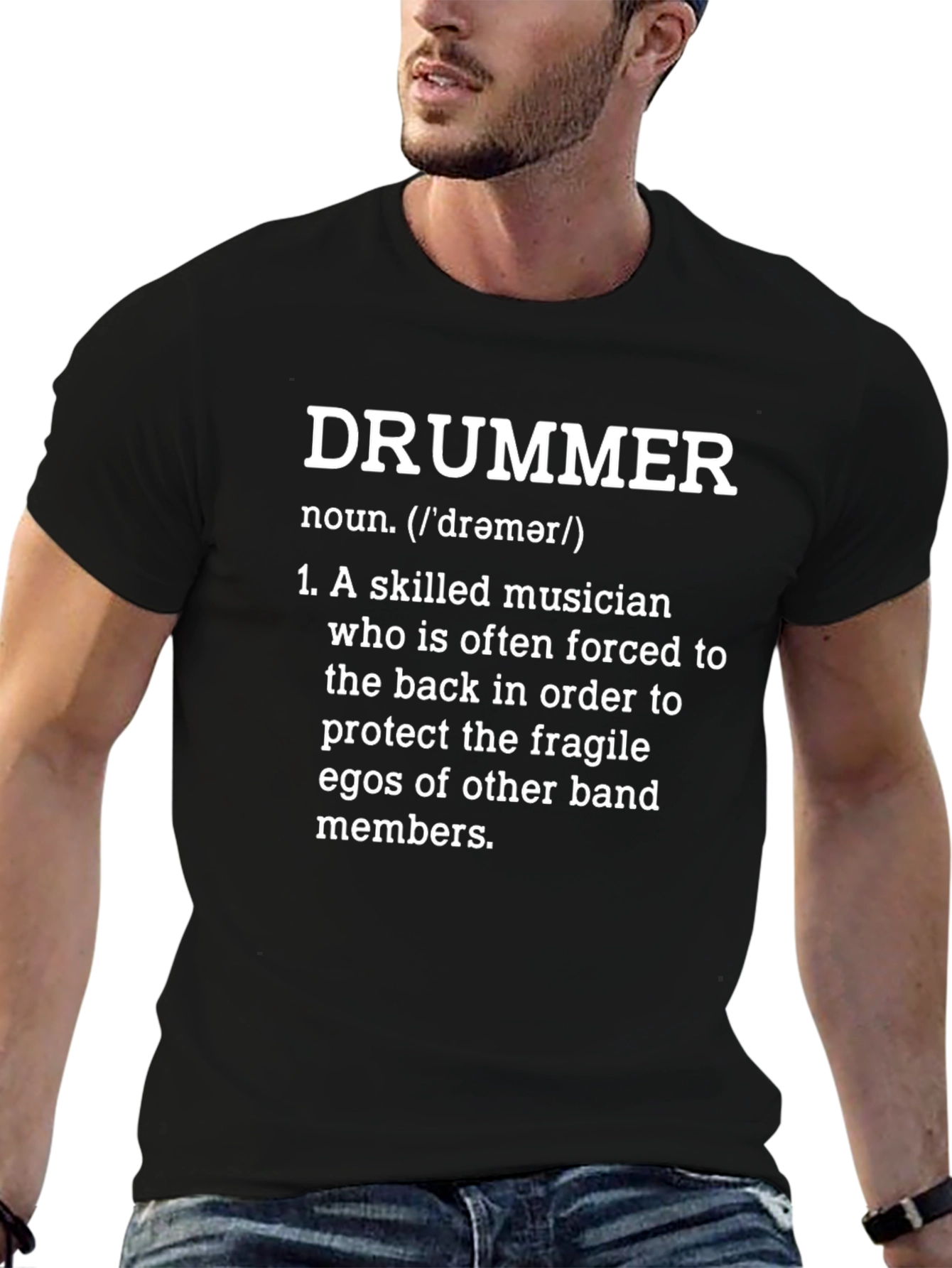 Funny Drummer Definition T-Shirt - Musician Gift