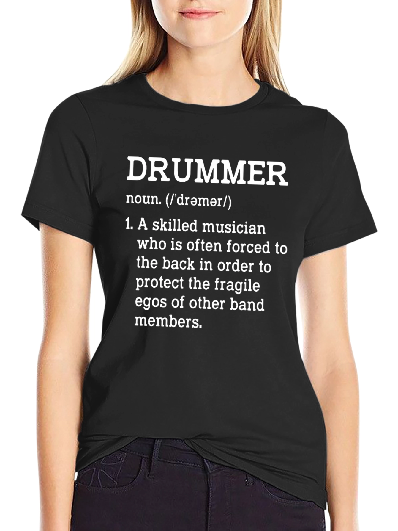 Funny Drummer Definition T-Shirt - Musician Gift