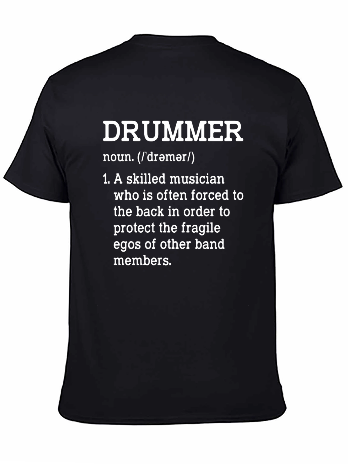 Funny Drummer Definition T-Shirt - Musician Gift