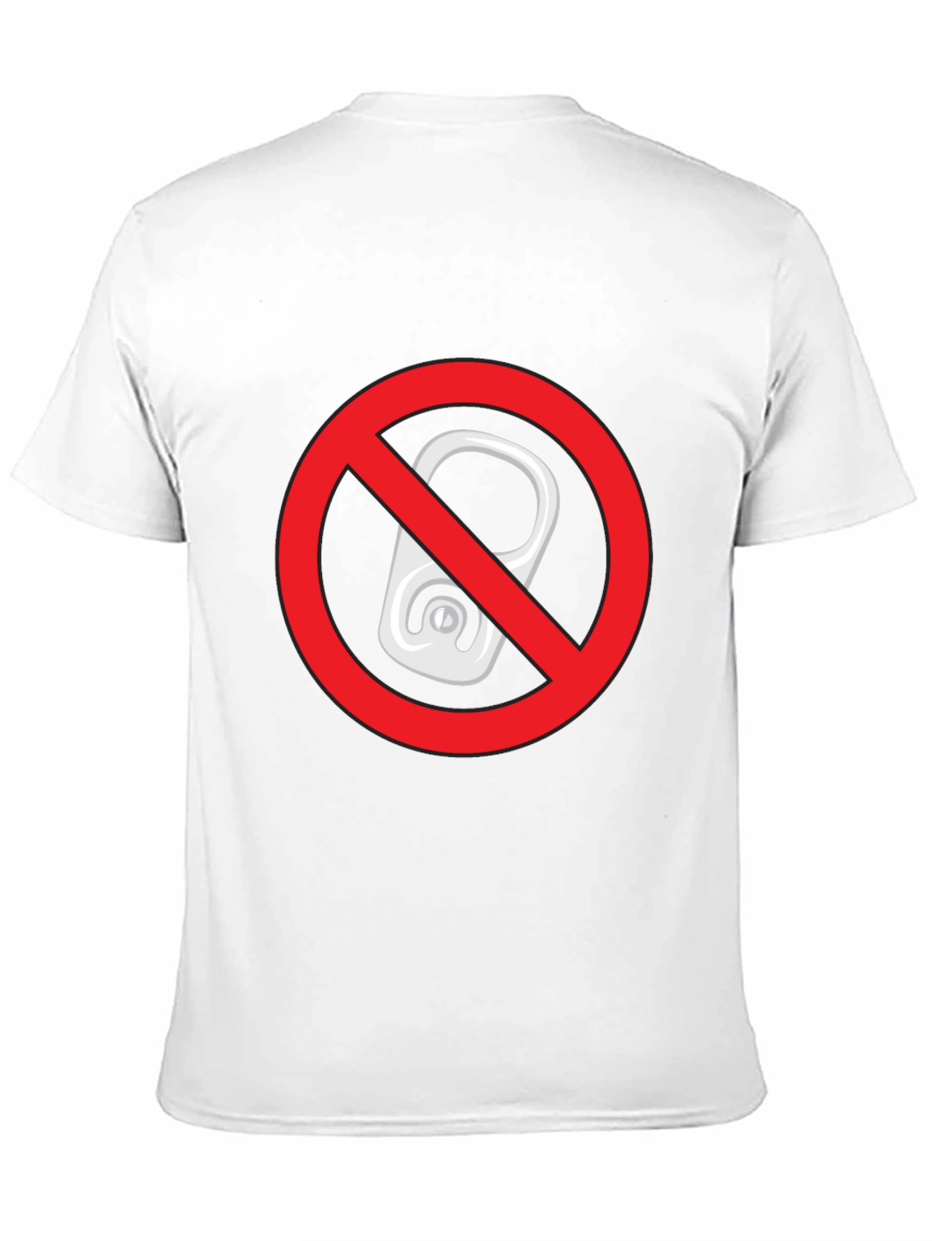 No Can Tabs Black T-Shirt - Novelty Graphic Tee