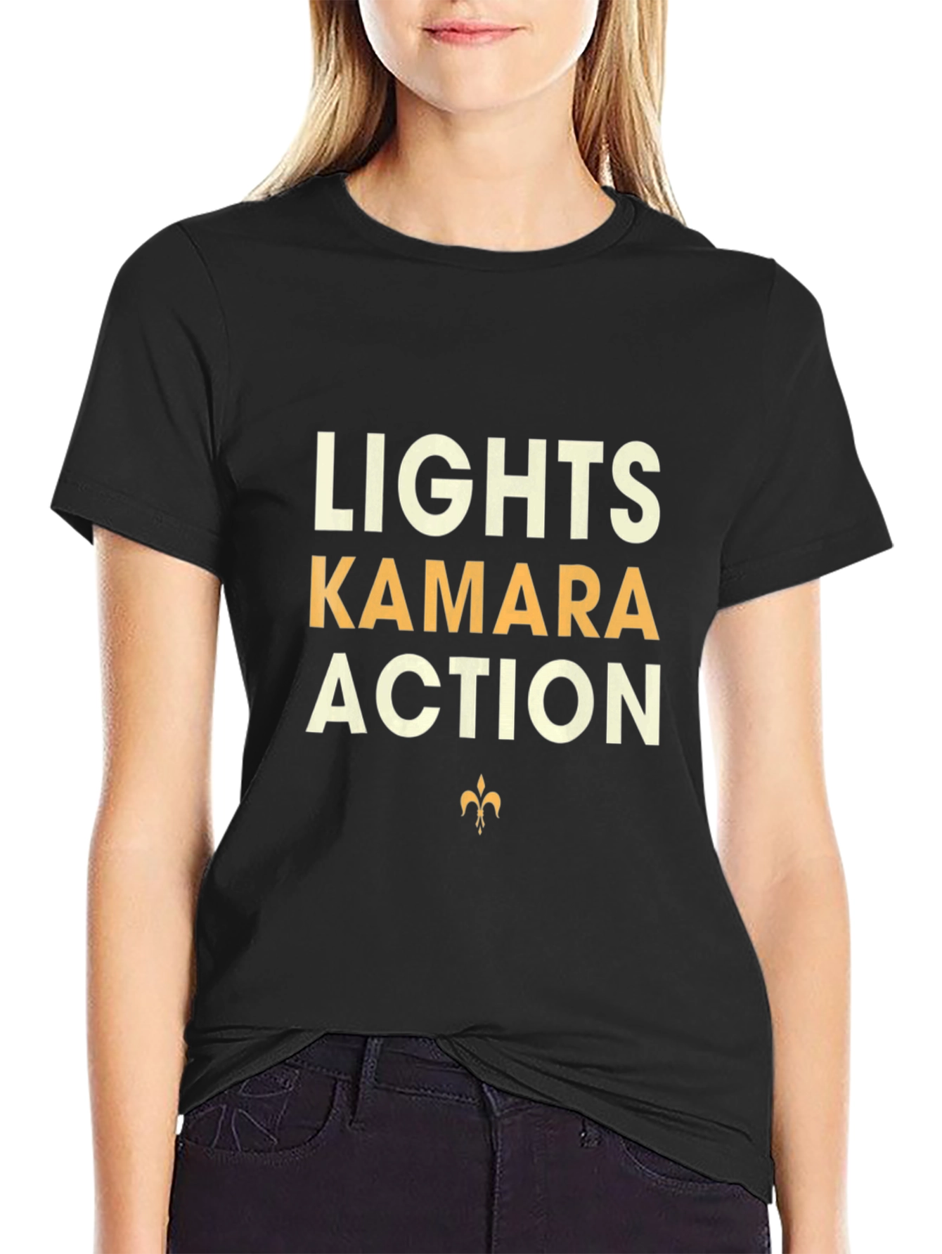 Lights Kamara Action Black T-Shirt