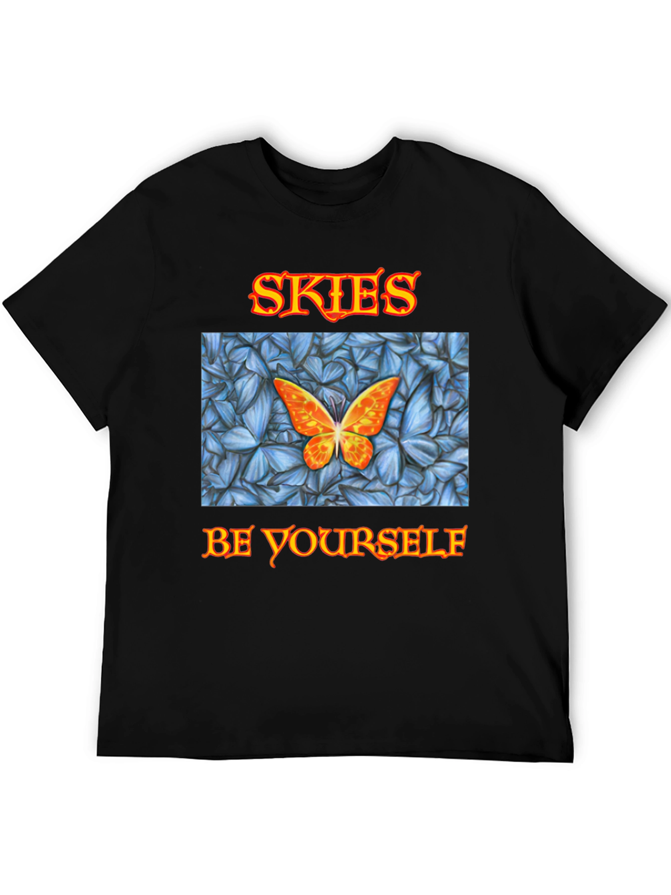 Skies Butterfly T-Shirt - Be Yourself