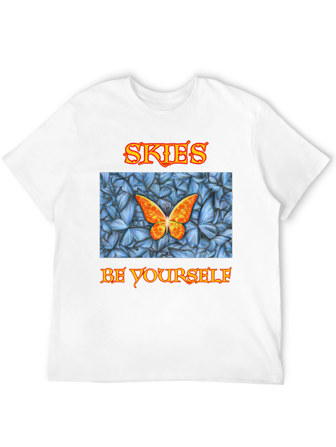 Skies Butterfly T-Shirt - Be Yourself