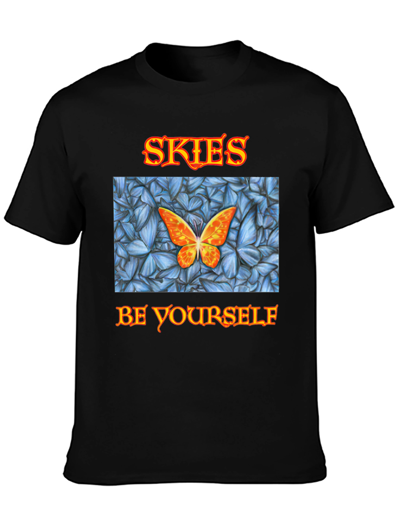 Skies Butterfly T-Shirt - Be Yourself