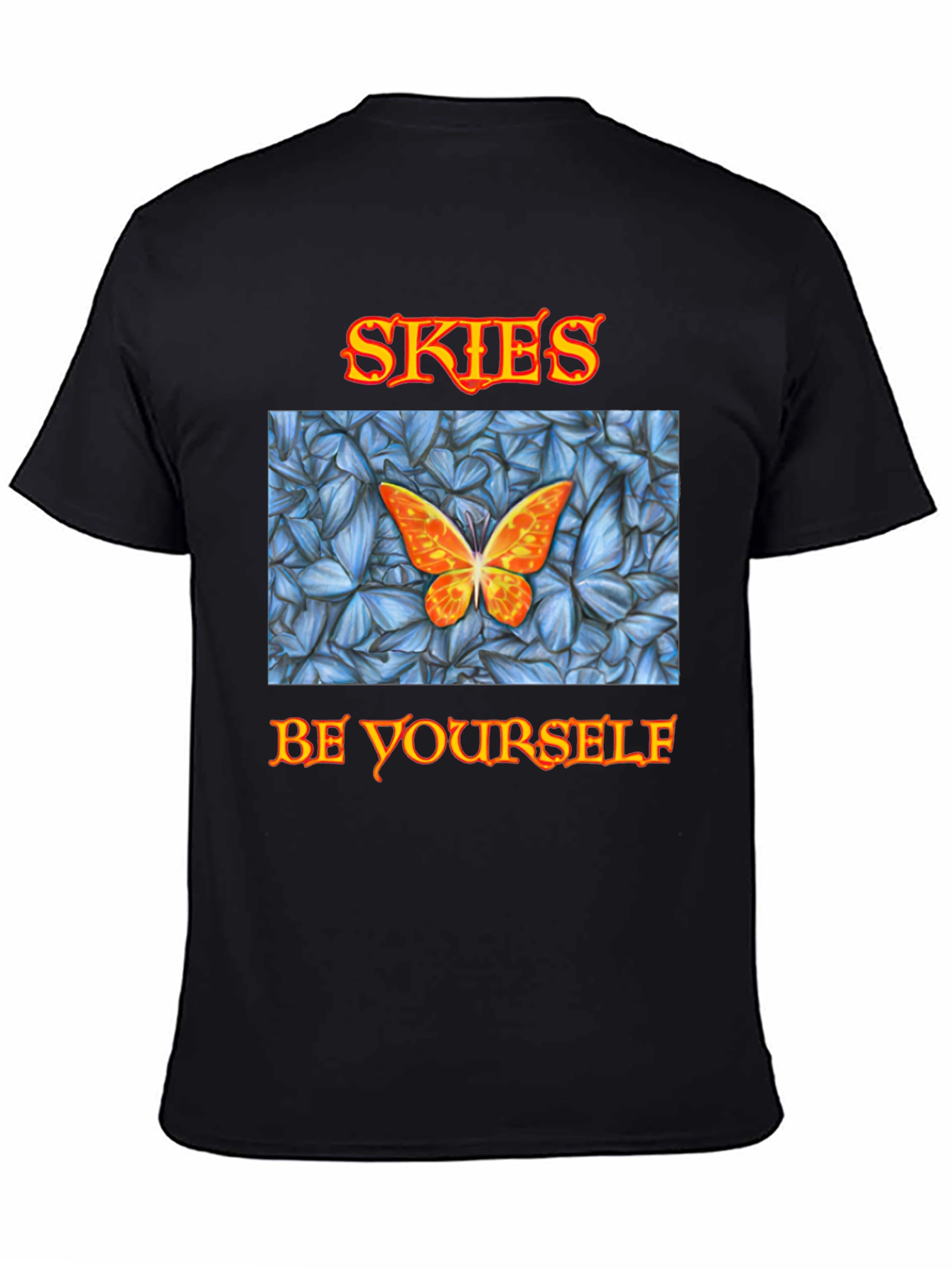 Skies Butterfly T-Shirt - Be Yourself