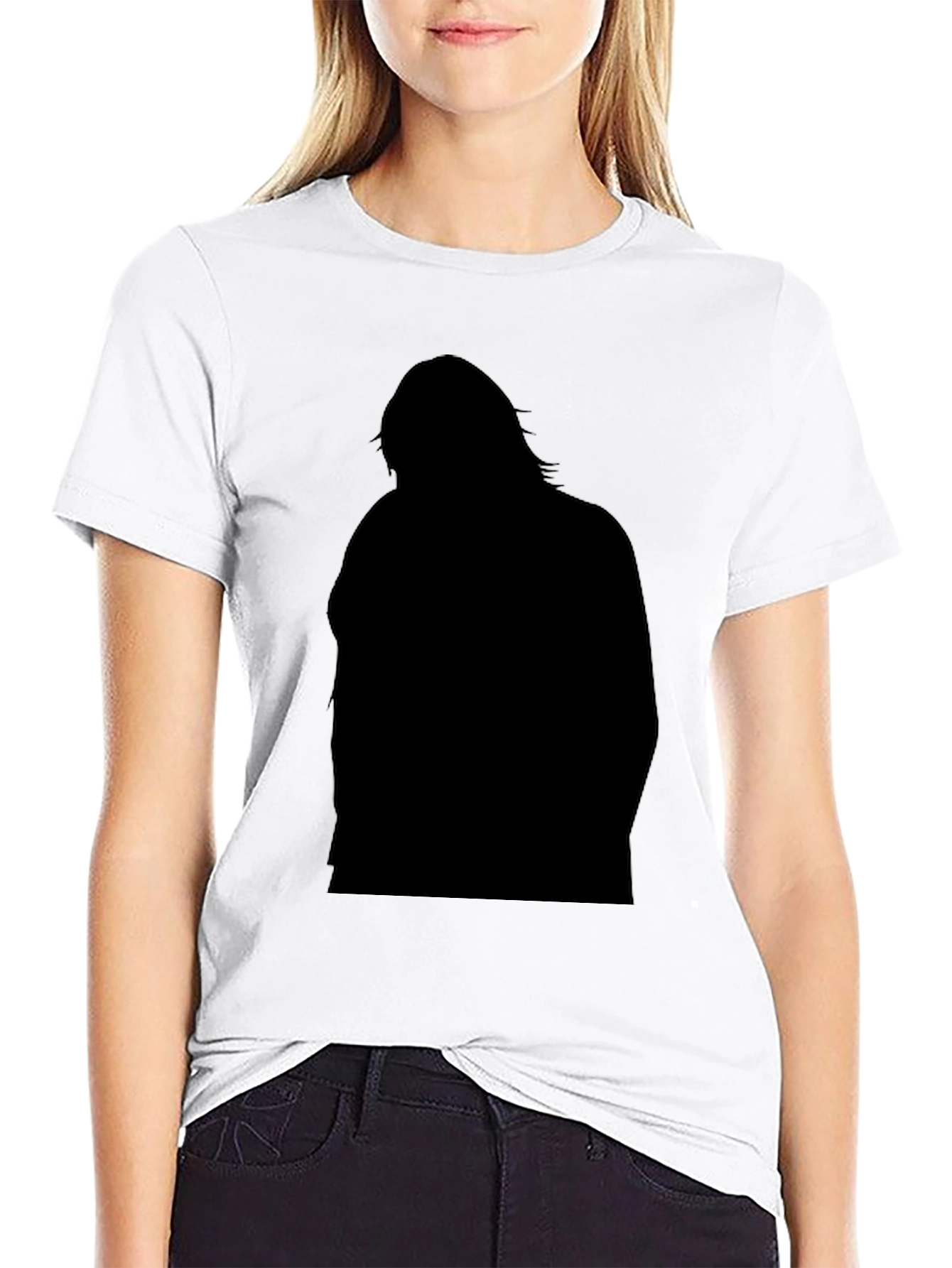 Silhouette Graphic Black T-Shirt