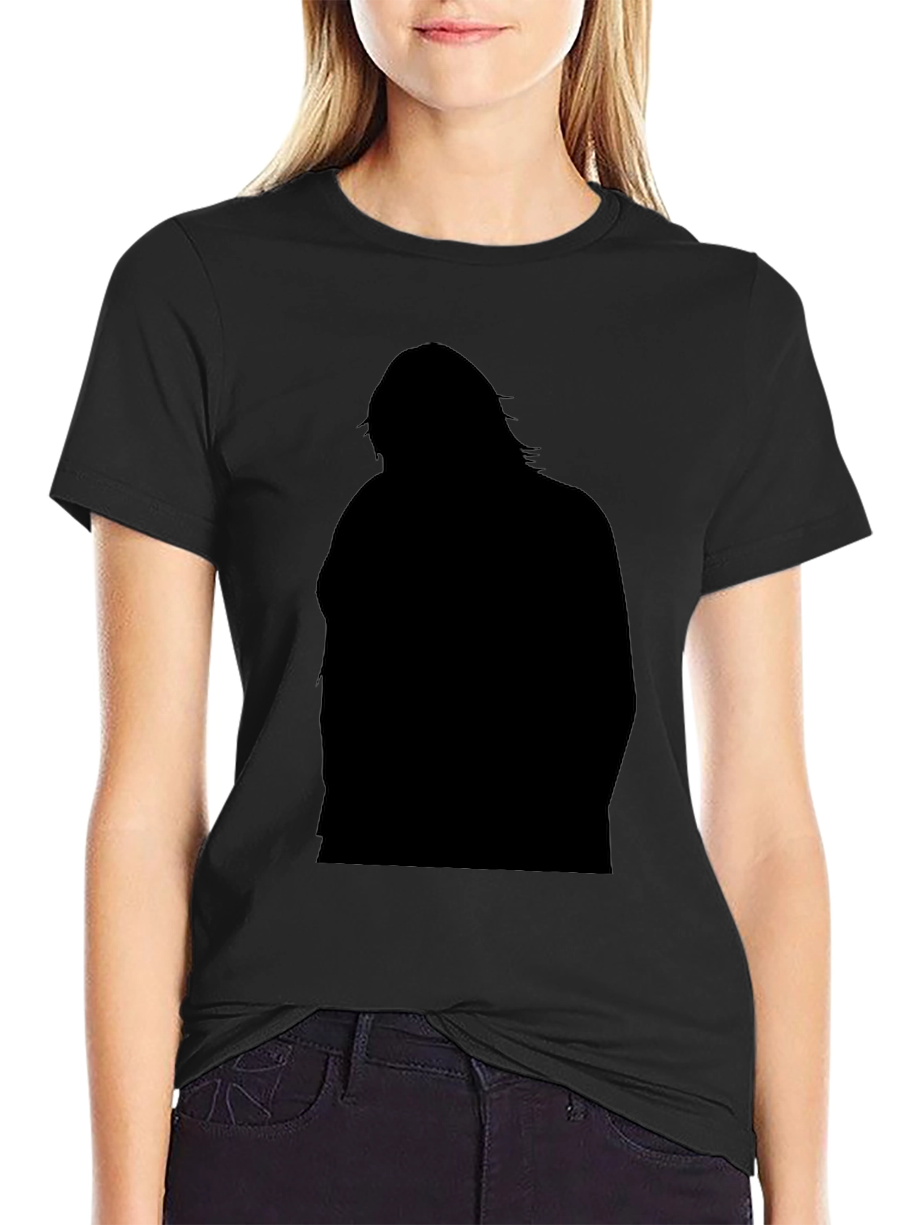 Silhouette Graphic Black T-Shirt
